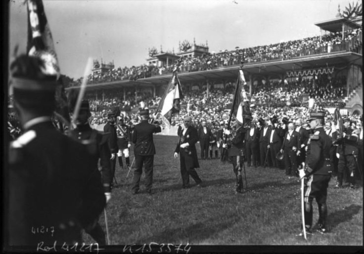 Poincaré aux cérémonies du 14 juillet 1914